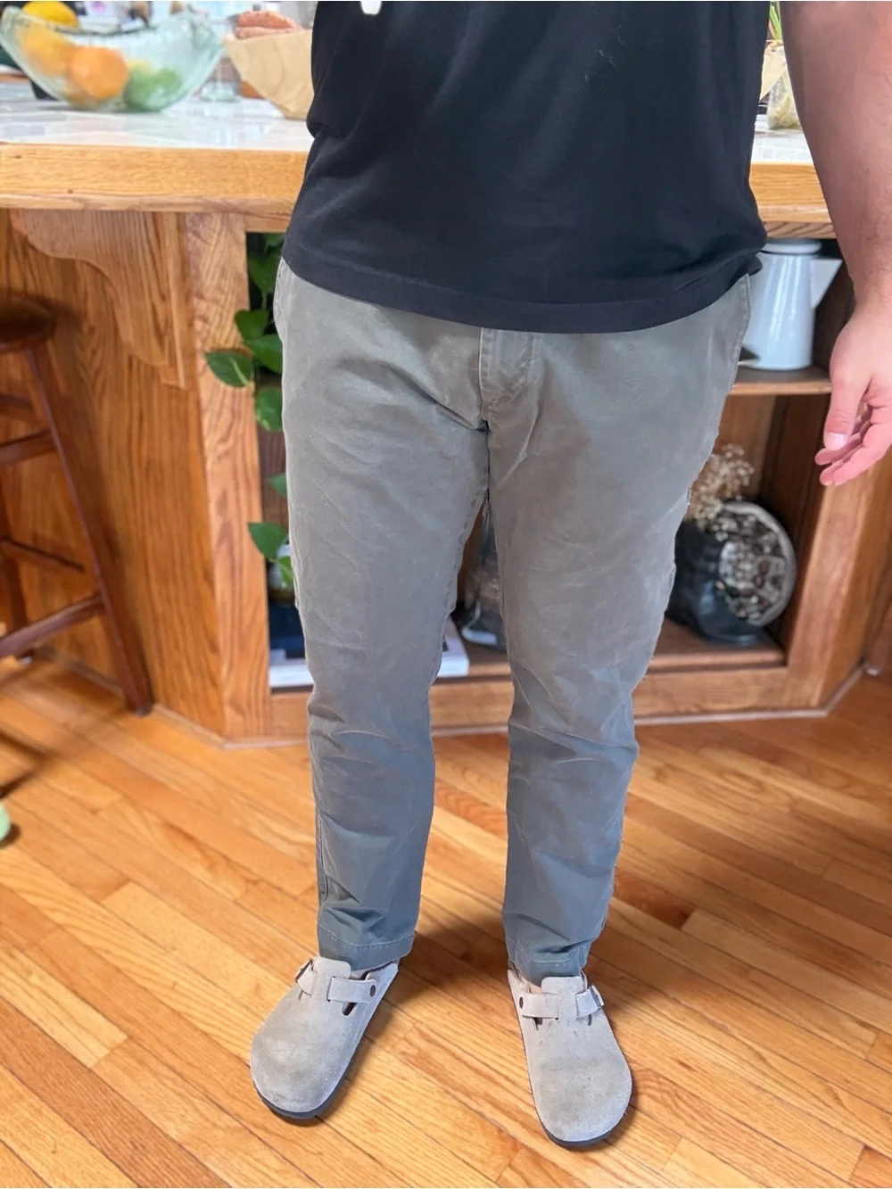 J. Crew Men's Slim Chinos in Olive